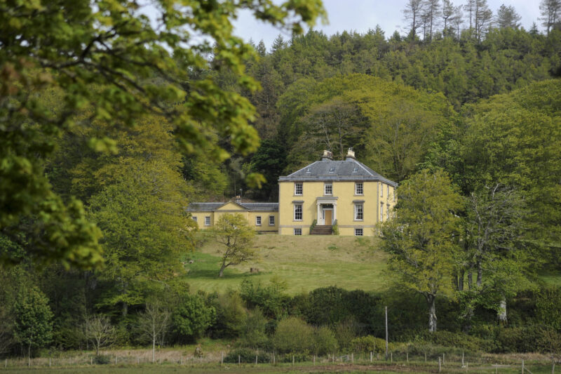 Ardmarnoch House, Argyll, Scotland. Georgian country house in lochside setting.